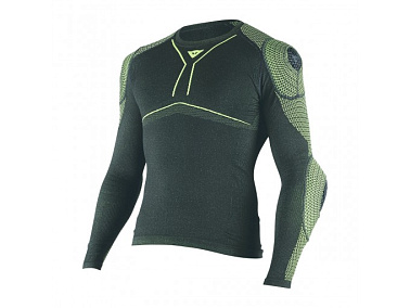 Термокофта D-CORE ARMOR TEE LS BLACK/FLUO-YELLOW