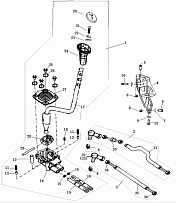 Механизм переключения передач квадроцикла STELS ATV 300 B