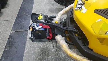 Система быстрого съёма лебедки для снегохода