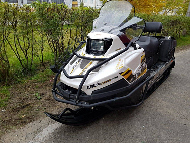 Бампер для снегохода Ермак (комплект Охотник) Alf черная