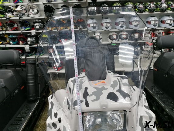 Стекло ветровое для снегохода STELS МОРОЗ УВЕЛИЧЕННОЕ высота 690 мм, толщина 3мм