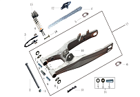 Задний маятник МОТОЦИКЛА FRATELI EXC NB330 WP SPARE